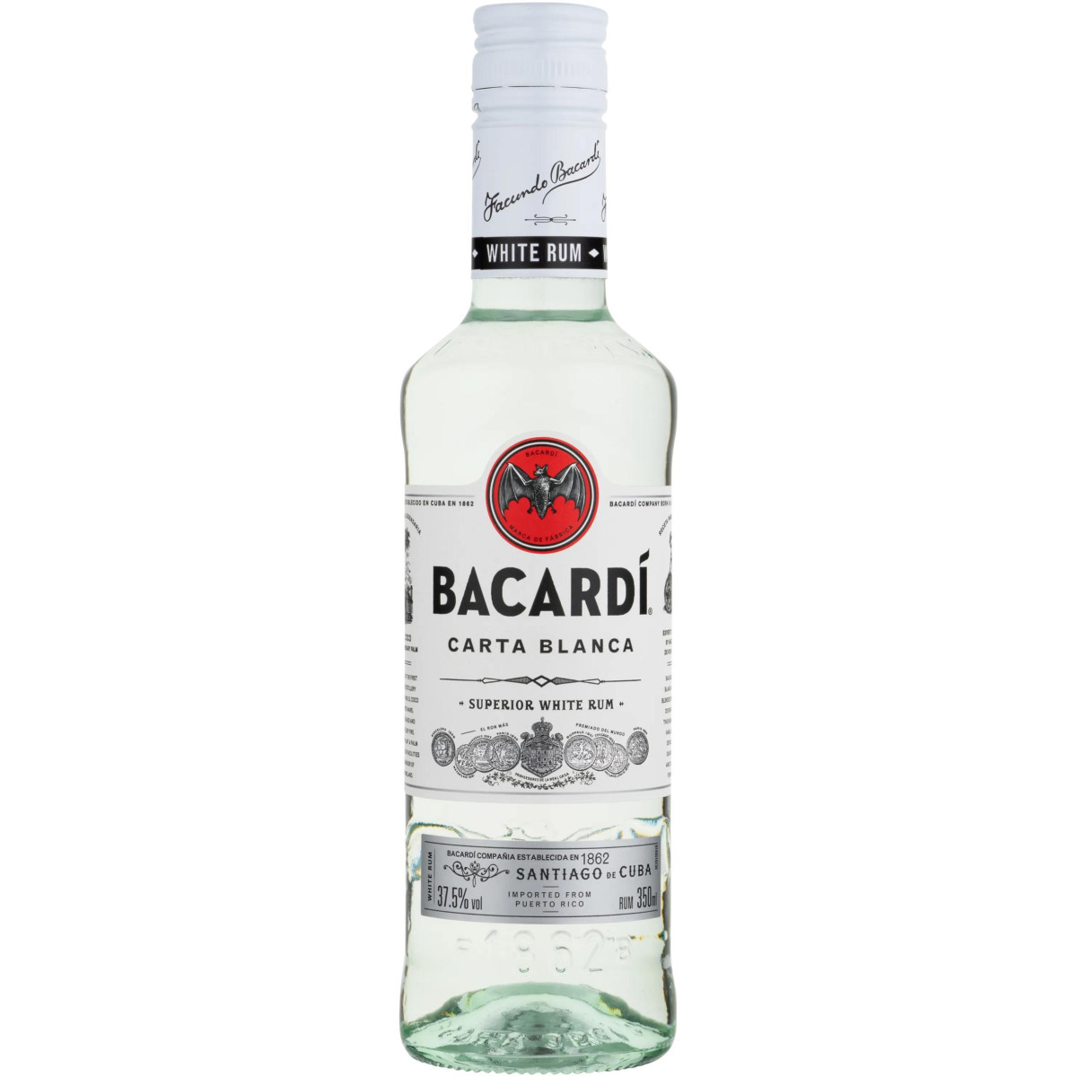 BACARDÍ Carta Blanca Superior White Rum, 35cl