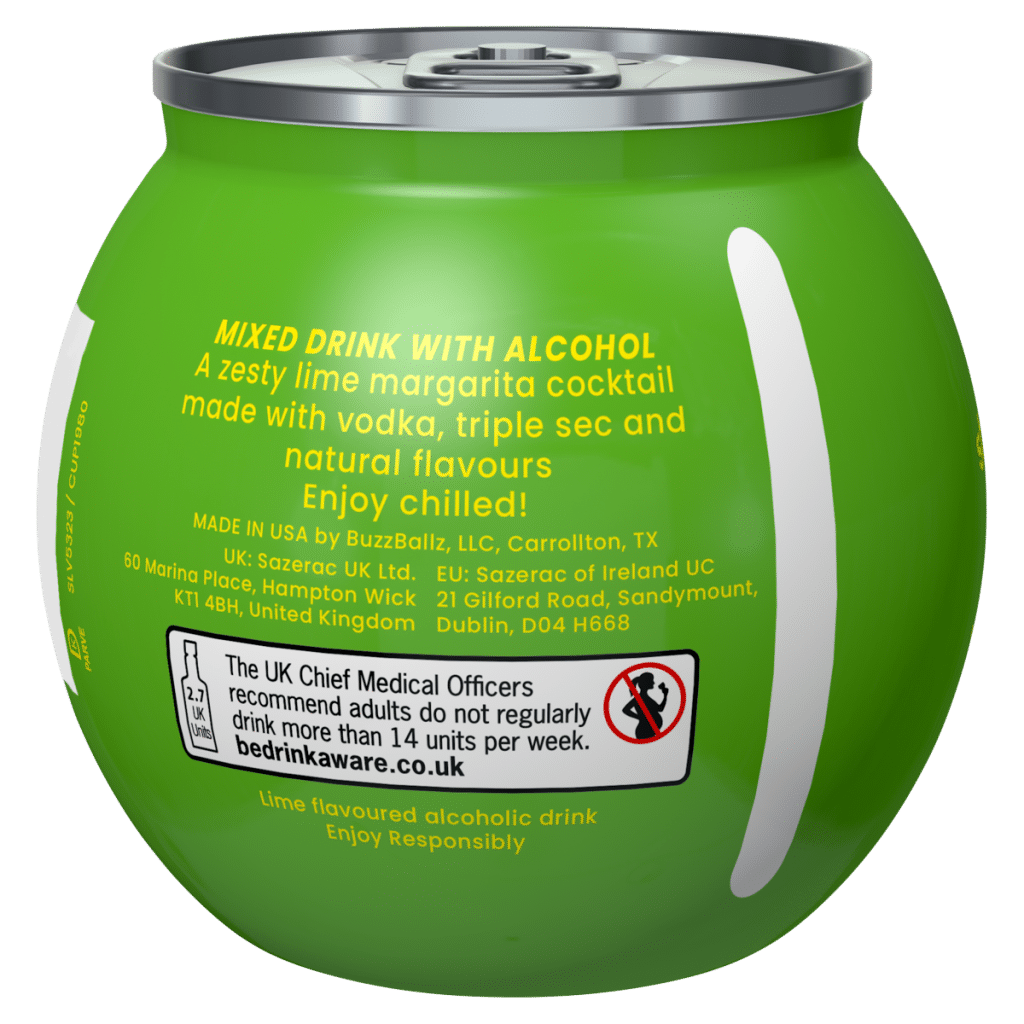 BuzzBallz Lime ‘Rita Margarita Cocktail 200ml