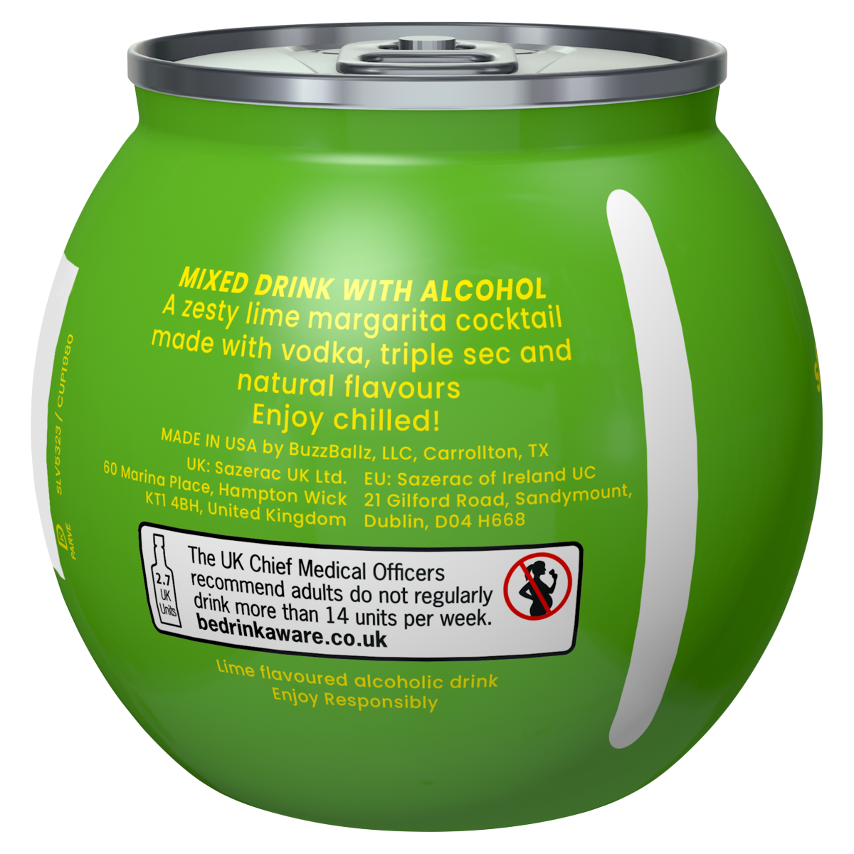 BuzzBallz Lime ‘Rita Margarita Cocktail 200ml