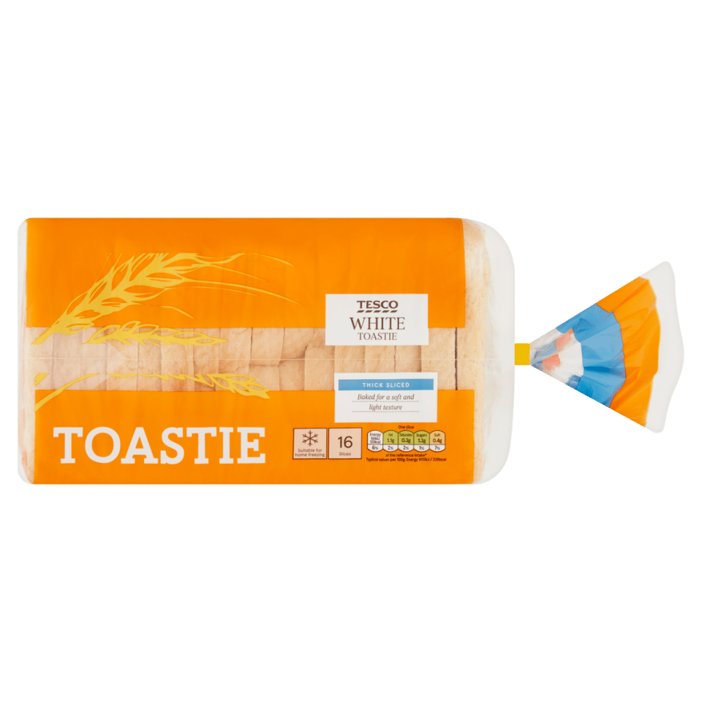 Tesco White Toastie 800g