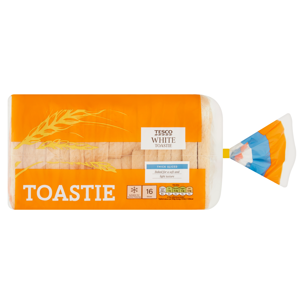 Tesco White Toastie 800g
