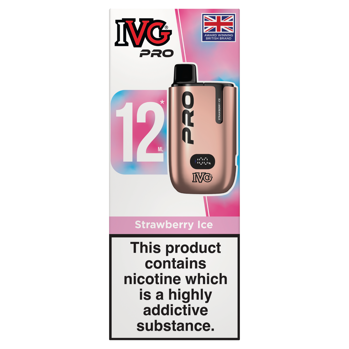 IVG Pro Strawberry Ice 12ml