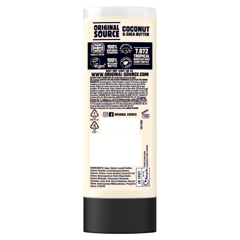 Original Source Tropical Coconut & Shea Butter Shower 250ml