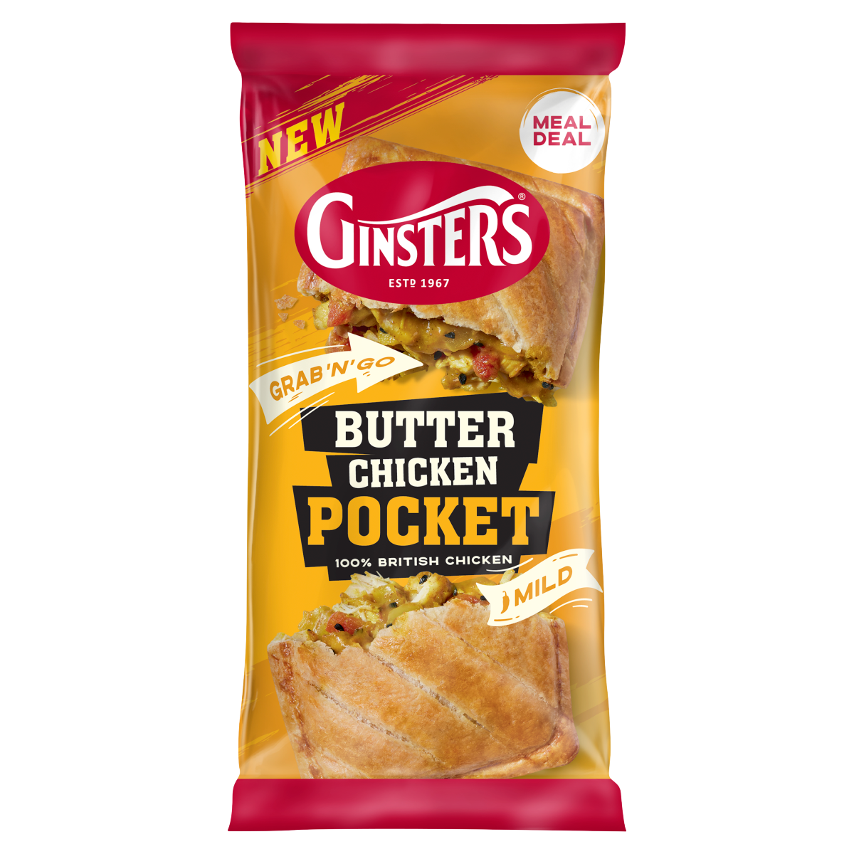 Ginsters Butter Chicken Pocket 100g