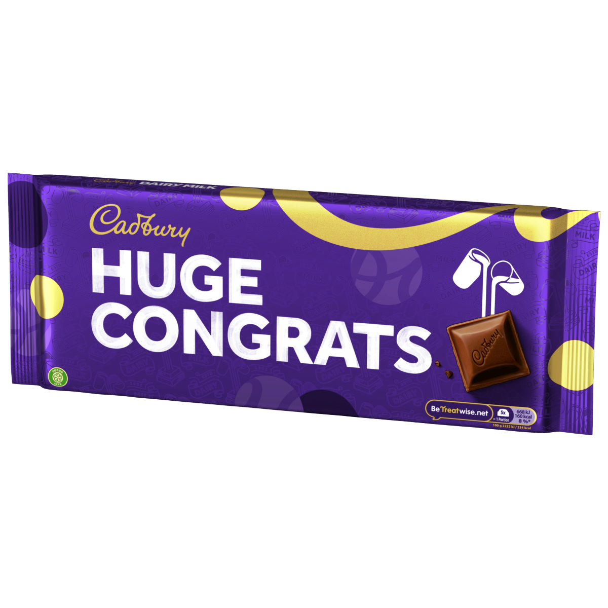 Cadbury Cadbury Dairy Milk Huge Congrats Gifting Bar Large 360 g