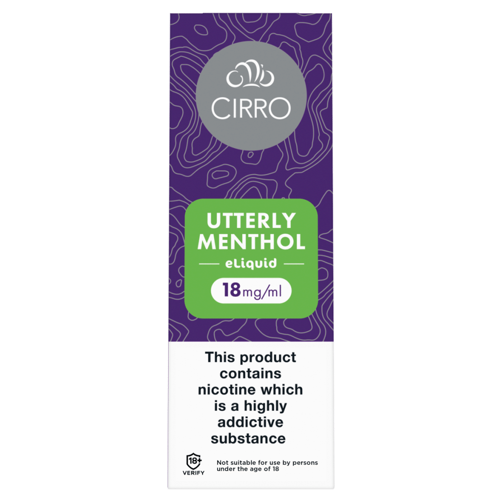 Cirro Utterley Menthol eLiquid 18mg/ml