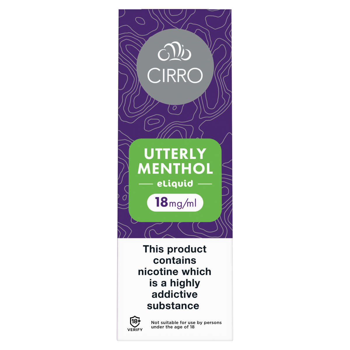 Cirro Utterley Menthol eLiquid 18mg/ml
