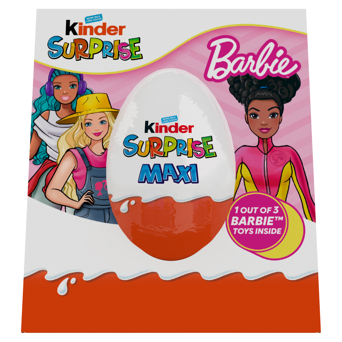Kinder Surprise Fine Milk Chocolate Shell with Milky White Lining 100g