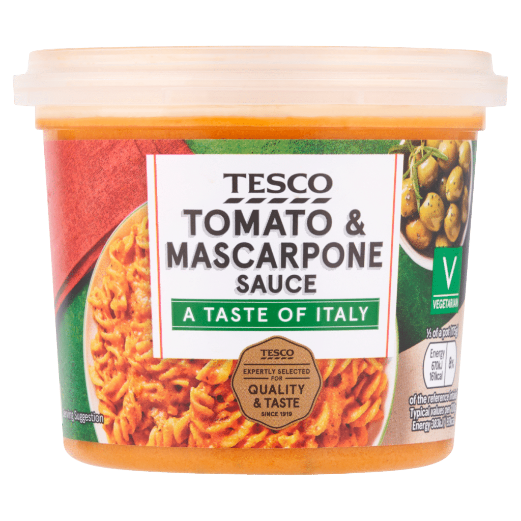 Tesco Tomato & Mascarpone Sauce 350g