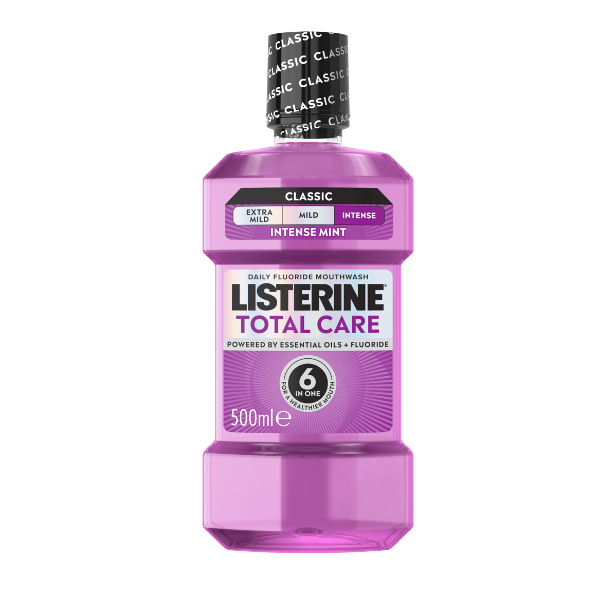 Listerine Total Care Intense Taste Classic Mouthwash 500ml