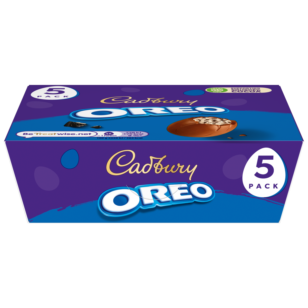 Cadbury Chocolate Oreo Eggs 5 Pack 155g (5 x 31g)