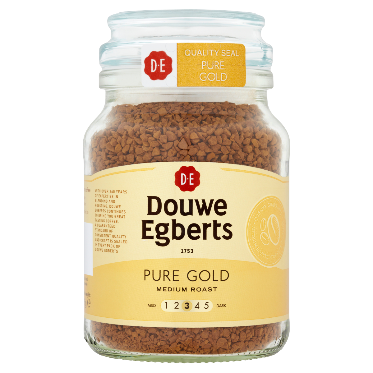 Douwe Egberts Pure Gold Medium Roast Instant Coffee 95g
