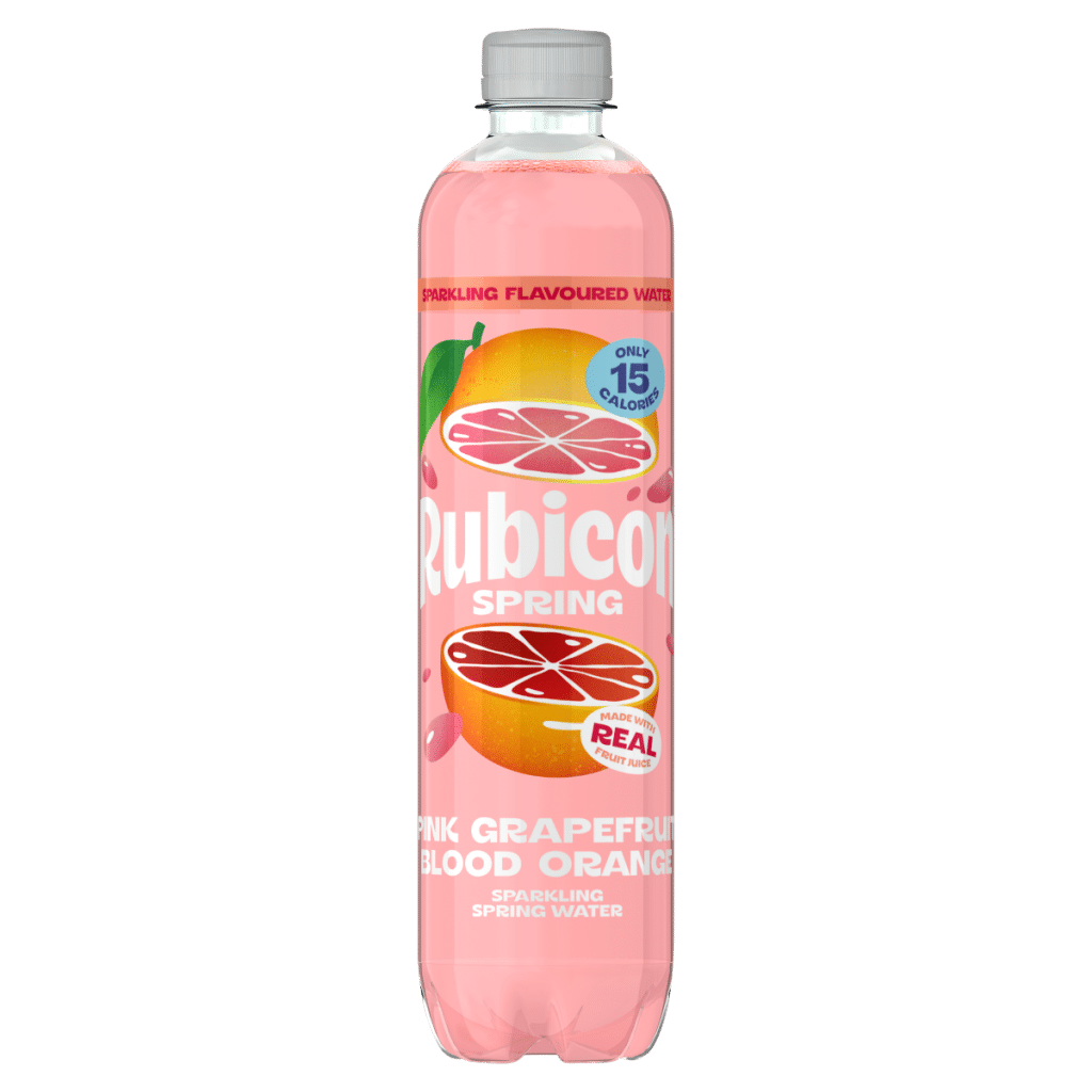 Rubicon Pink Grapefruit Blood Orange Sparkling Spring Water 500ml