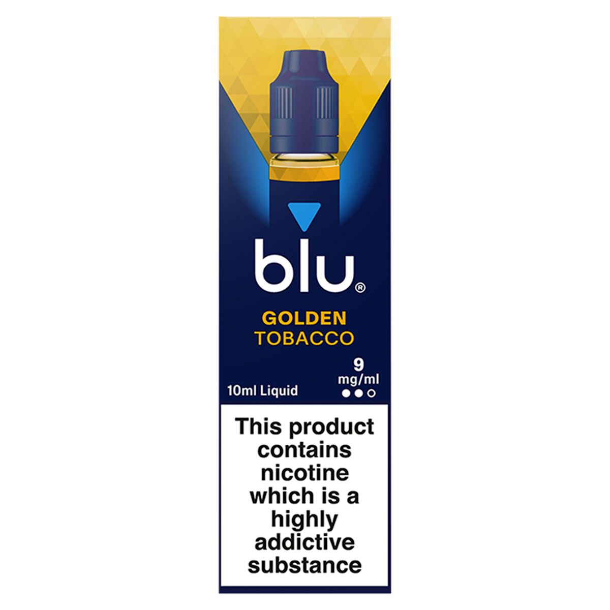 blu Golden Tobacco Liquid 9mg/ml 10ml