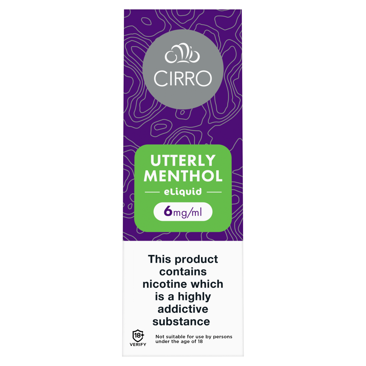 Cirro Utterly Menthol eLiquid 6mg/ml