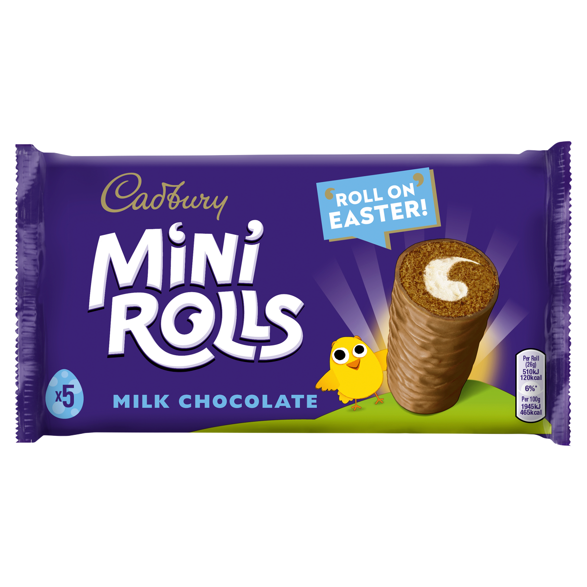 Cadbury 5 Milk Chocolate Mini Rolls