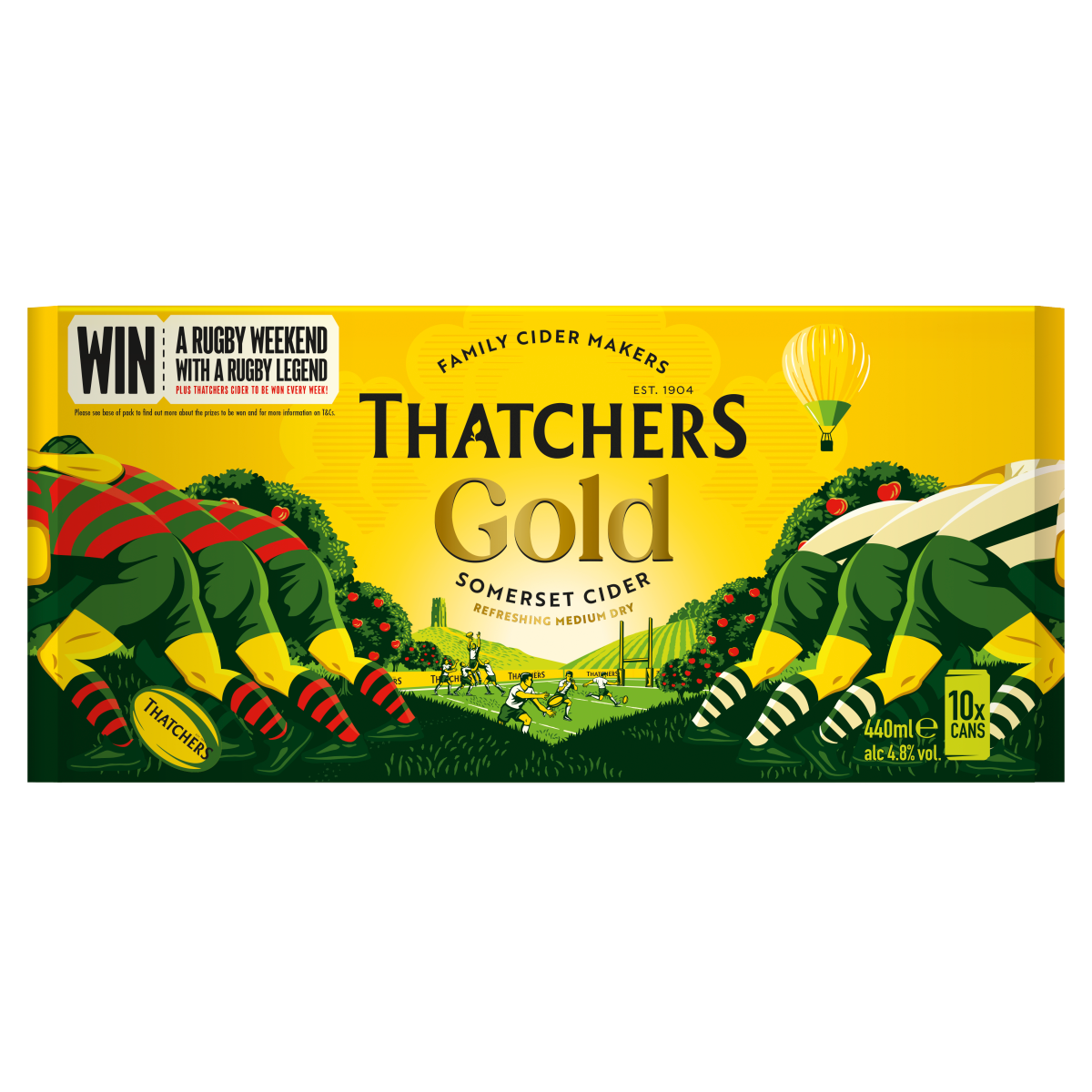 Thatchers Gold Somerset Cider 10 x 440ml
