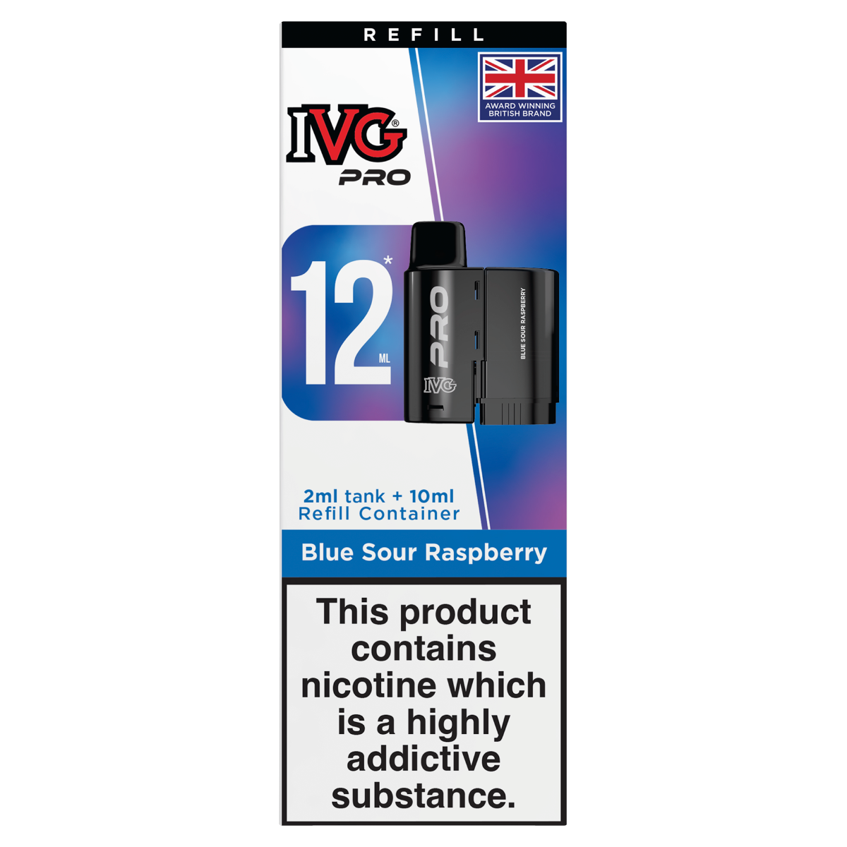 IVG Pro Refill Blue Sour Raspberry 12ml