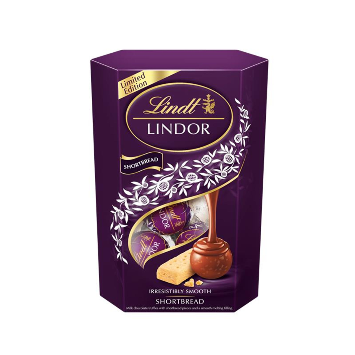 Lindt Lindor Shortbread Milk Chocolate Truffles Box 200g