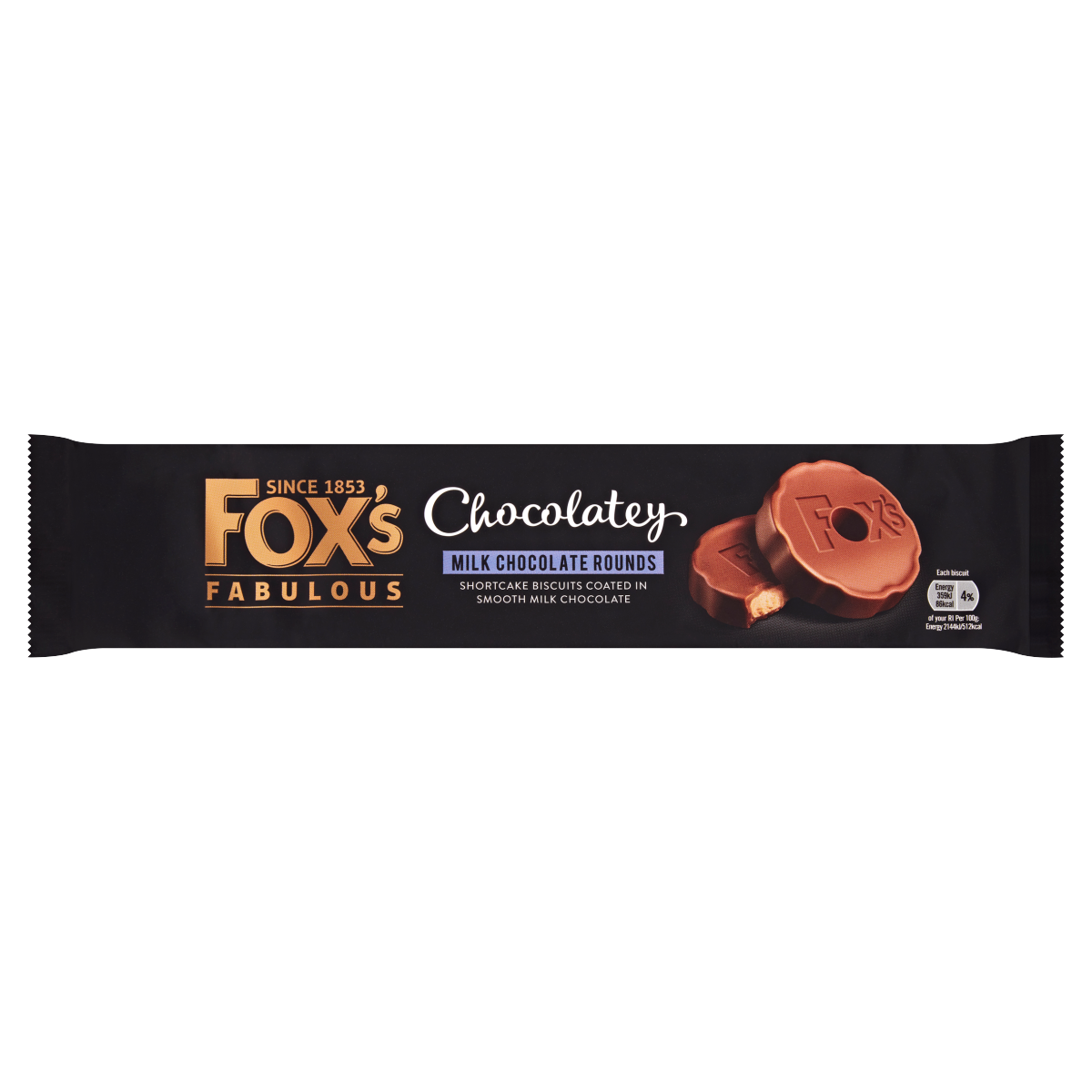 Fox’s Fabulous Chocolatey Milk Chocolate Rounds 130g