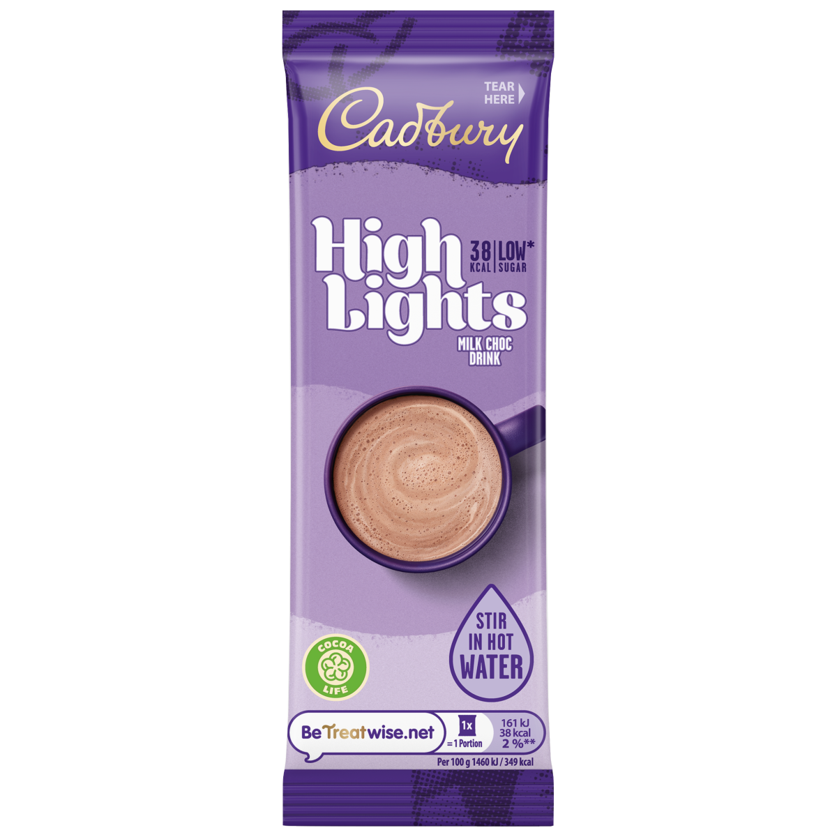 Cadbury Highlights Hot Chocolate Drink Sachet 11g