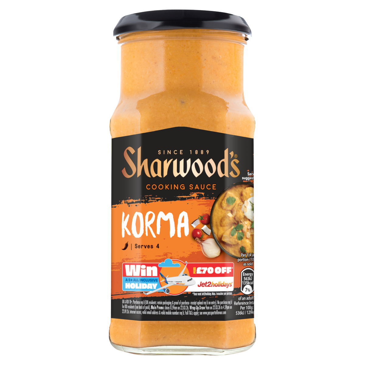 Sharwood’s Cooking Sauce Korma 420g