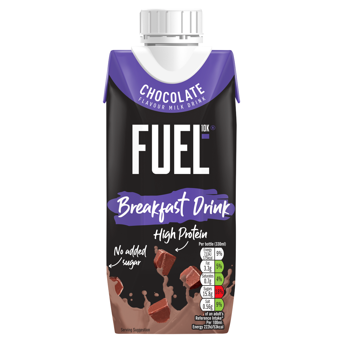 Fuel10K Breakfast Chocolate Flavour Milk Drink 330ml