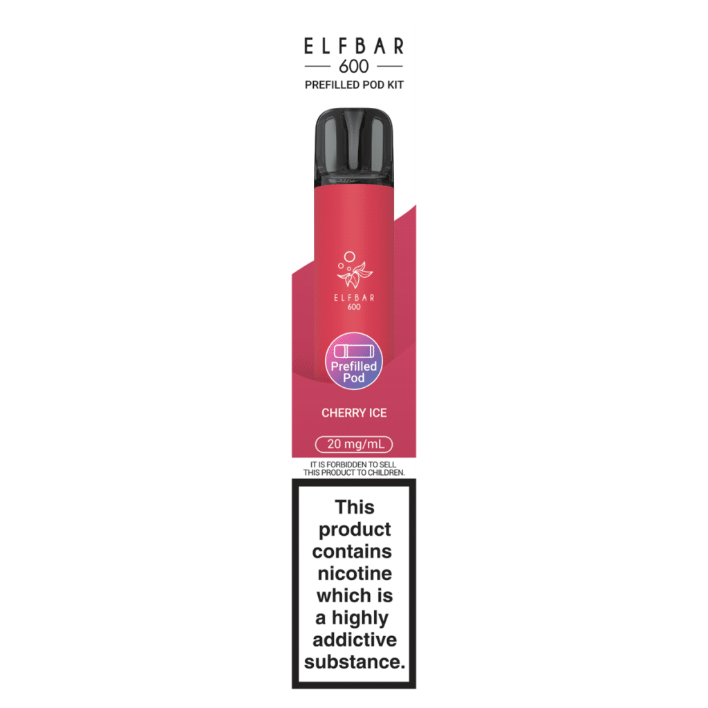 Elfbar 600 Cherry Ice Prefilled Pod Kit 20 mg/ml