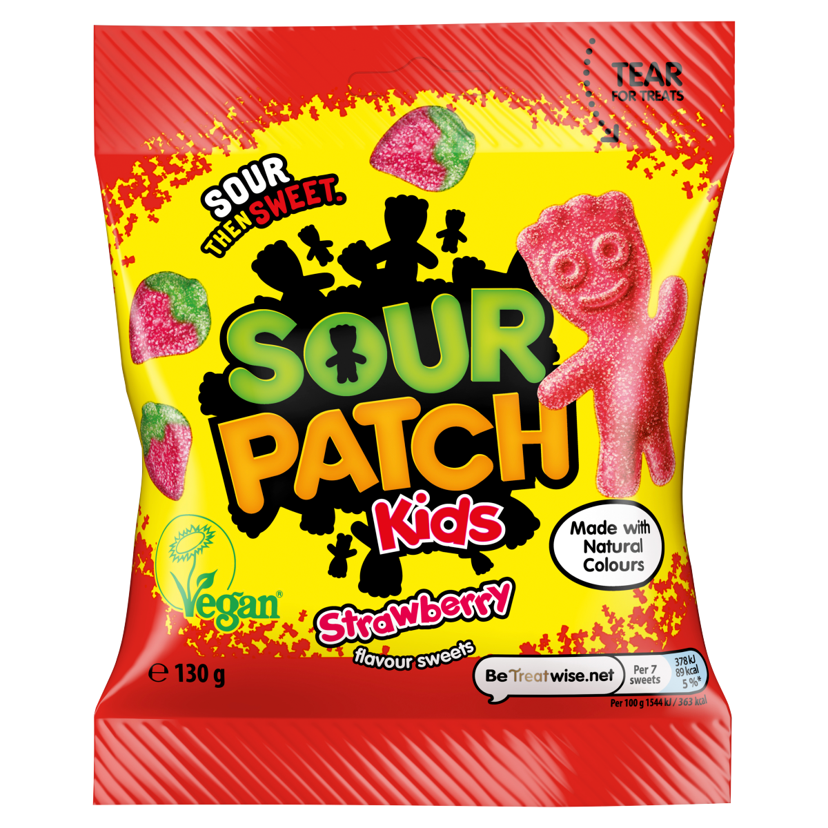 Sour Patch Kids Strawberry Flavour Sweets 130g