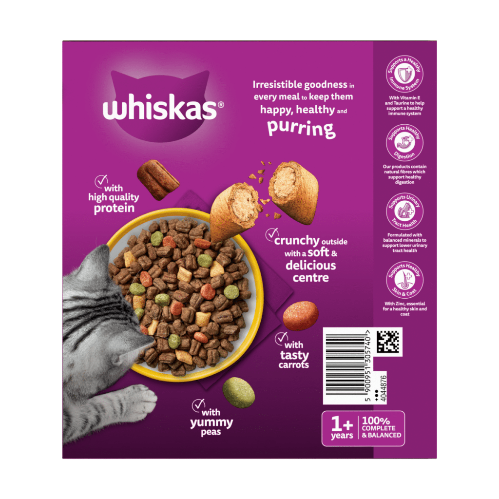 WHISKAS 1+ Dry CHICKEN Cat Food 800g