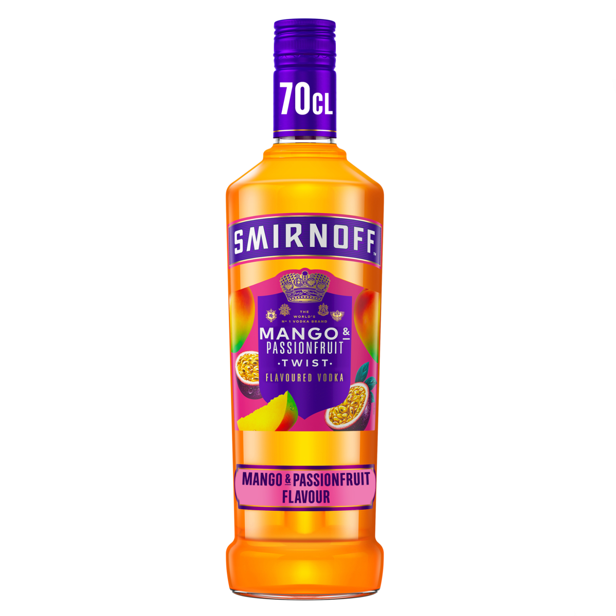 Smirnoff Mango & Passionfruit Flavoured Vodka 37.5% vol 70cl Bottle