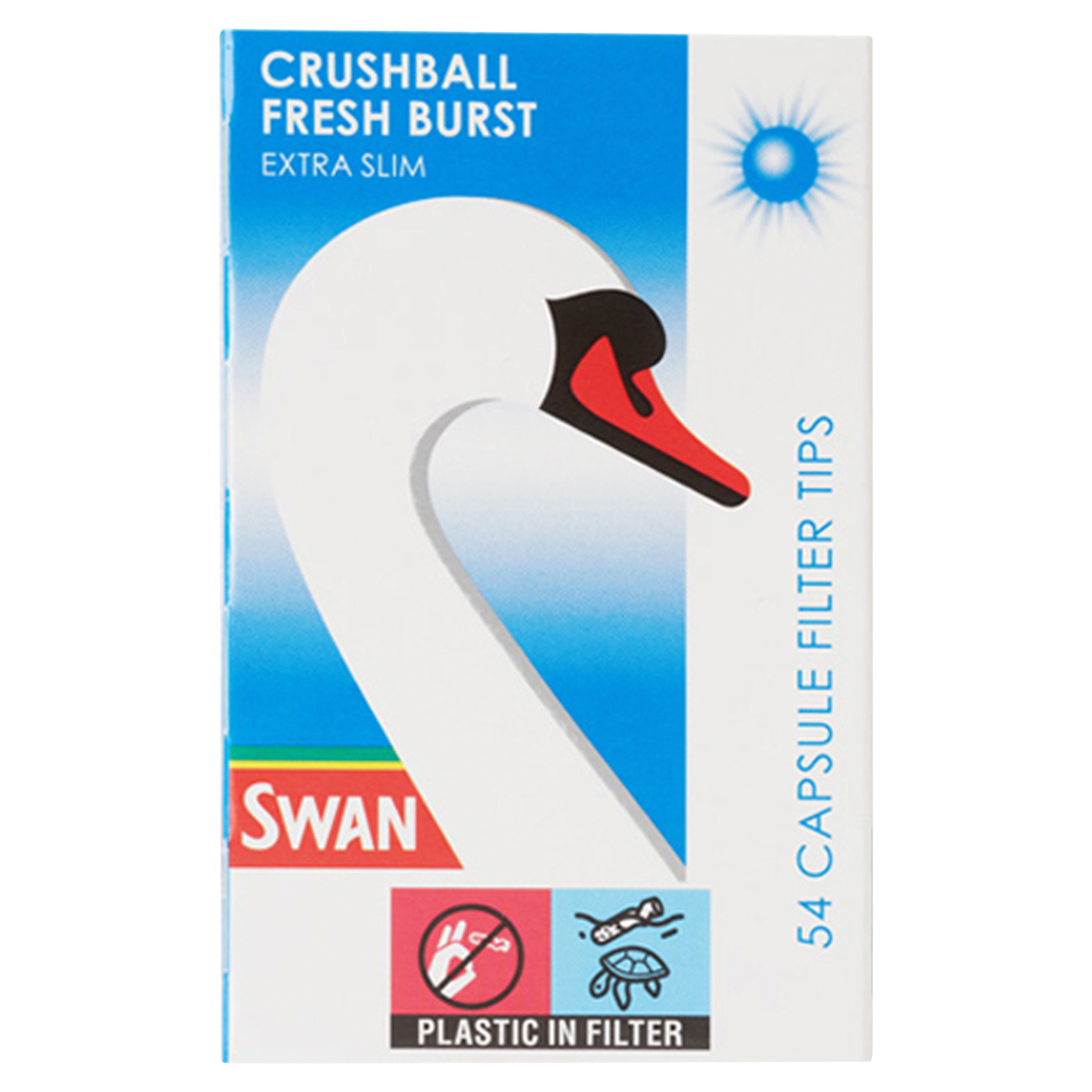 Swan Crushball Fresh Burst Extra Slim 54 Capsule Filter Tips
