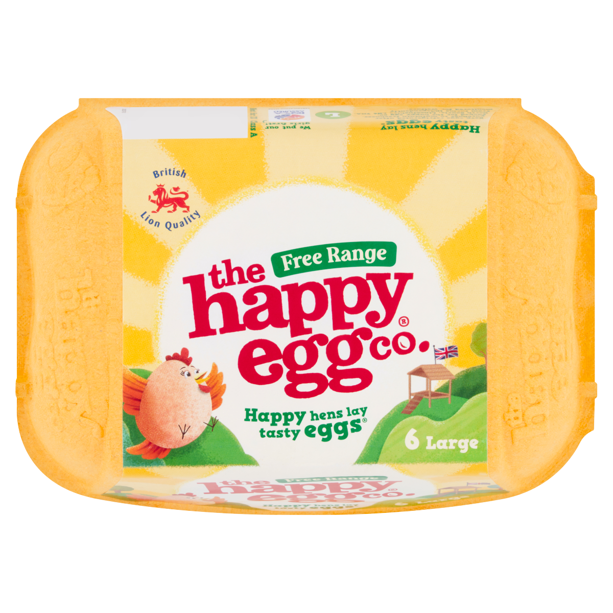 The Happy Egg Co. Free Range 6 Large