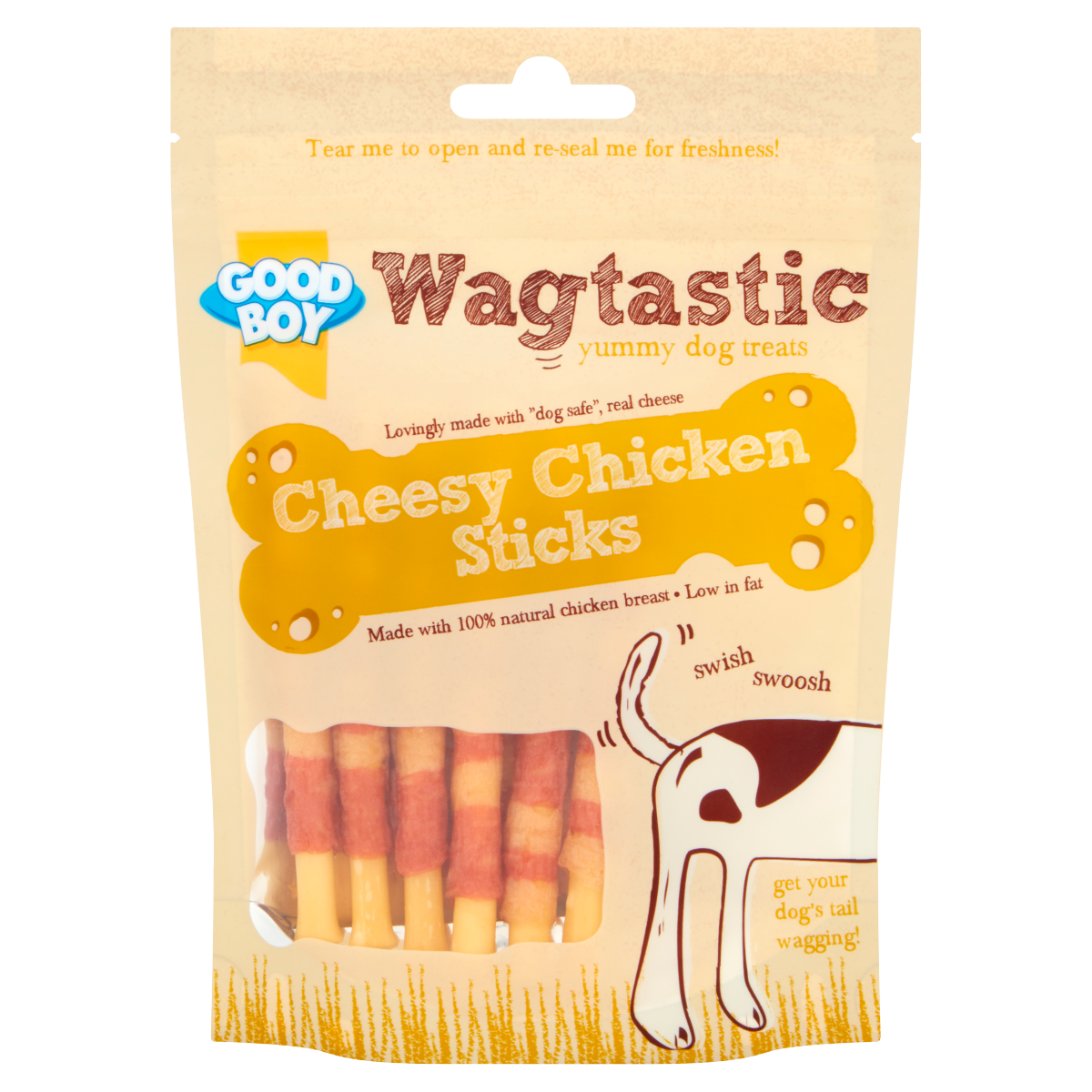 Good Boy Wagtastic Cheesy Chicken Sticks 70g
