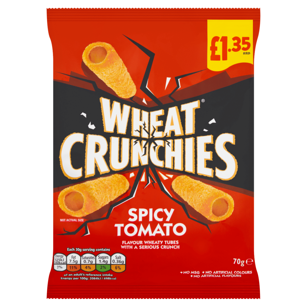 Wheat Crunchies Spicy Tomato 70g