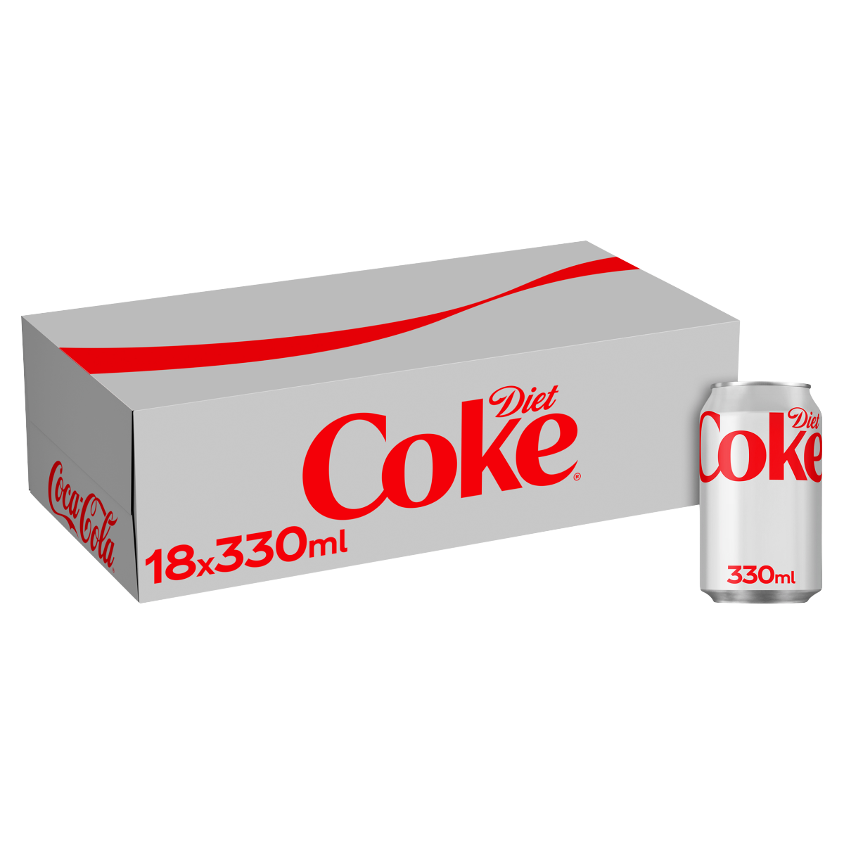 Diet Coke Cola 18 x 330ml Cans