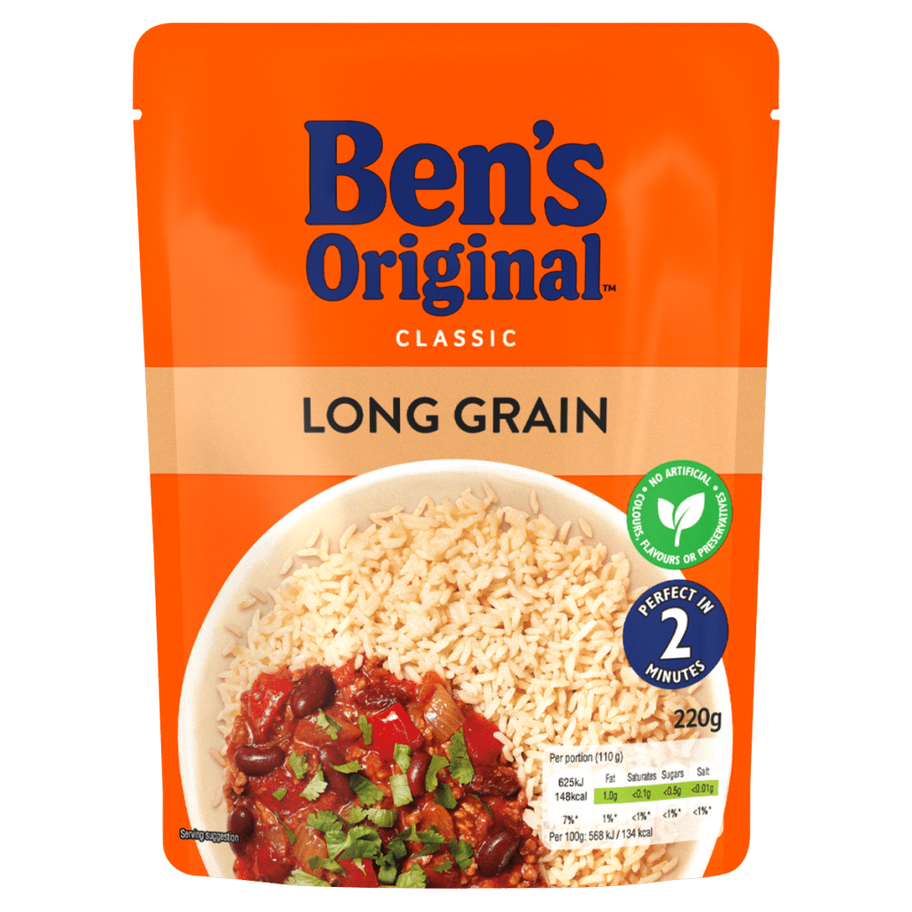 Ben’s Original Long Grain Microwave Rice 220g