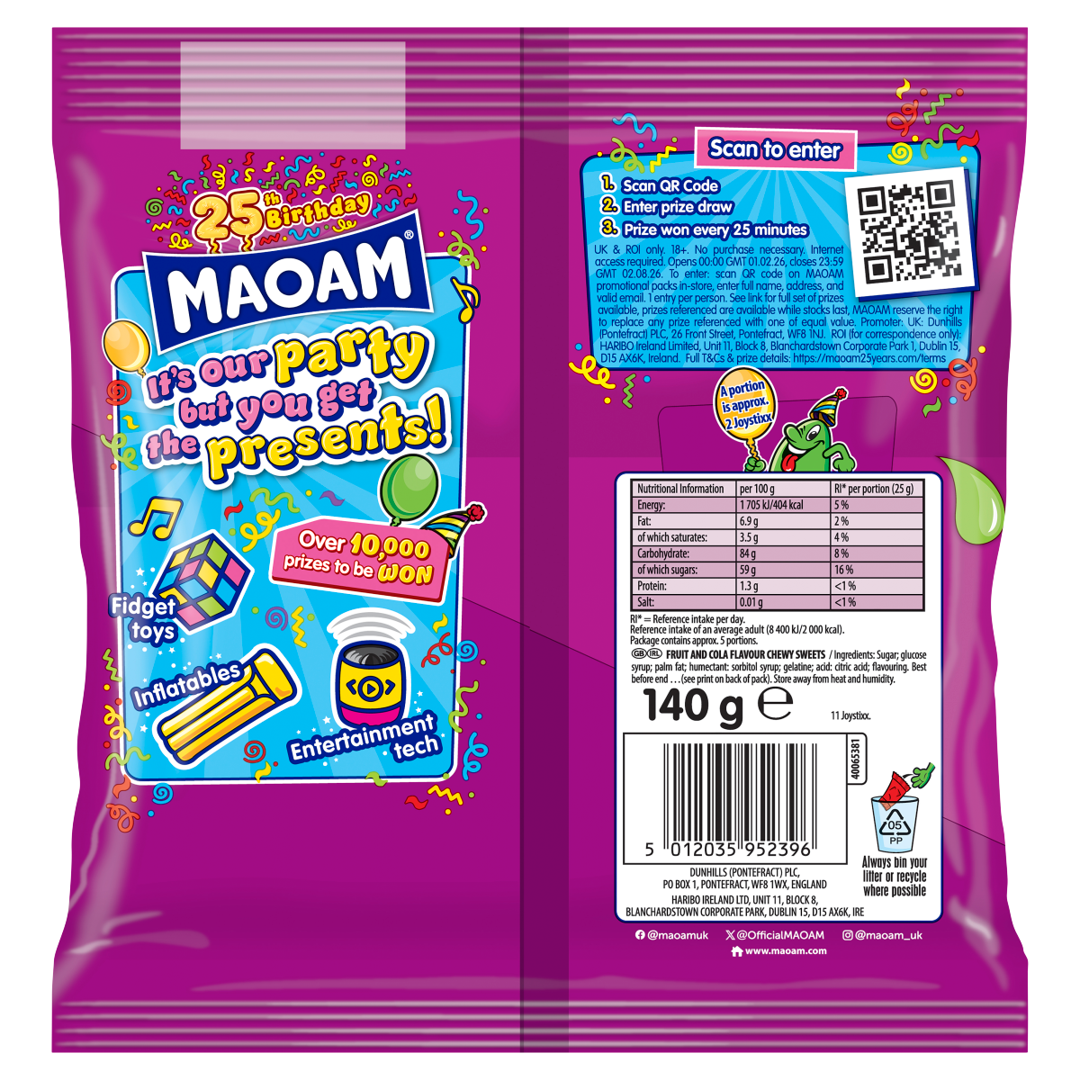 MAOAM Joystixx 140g