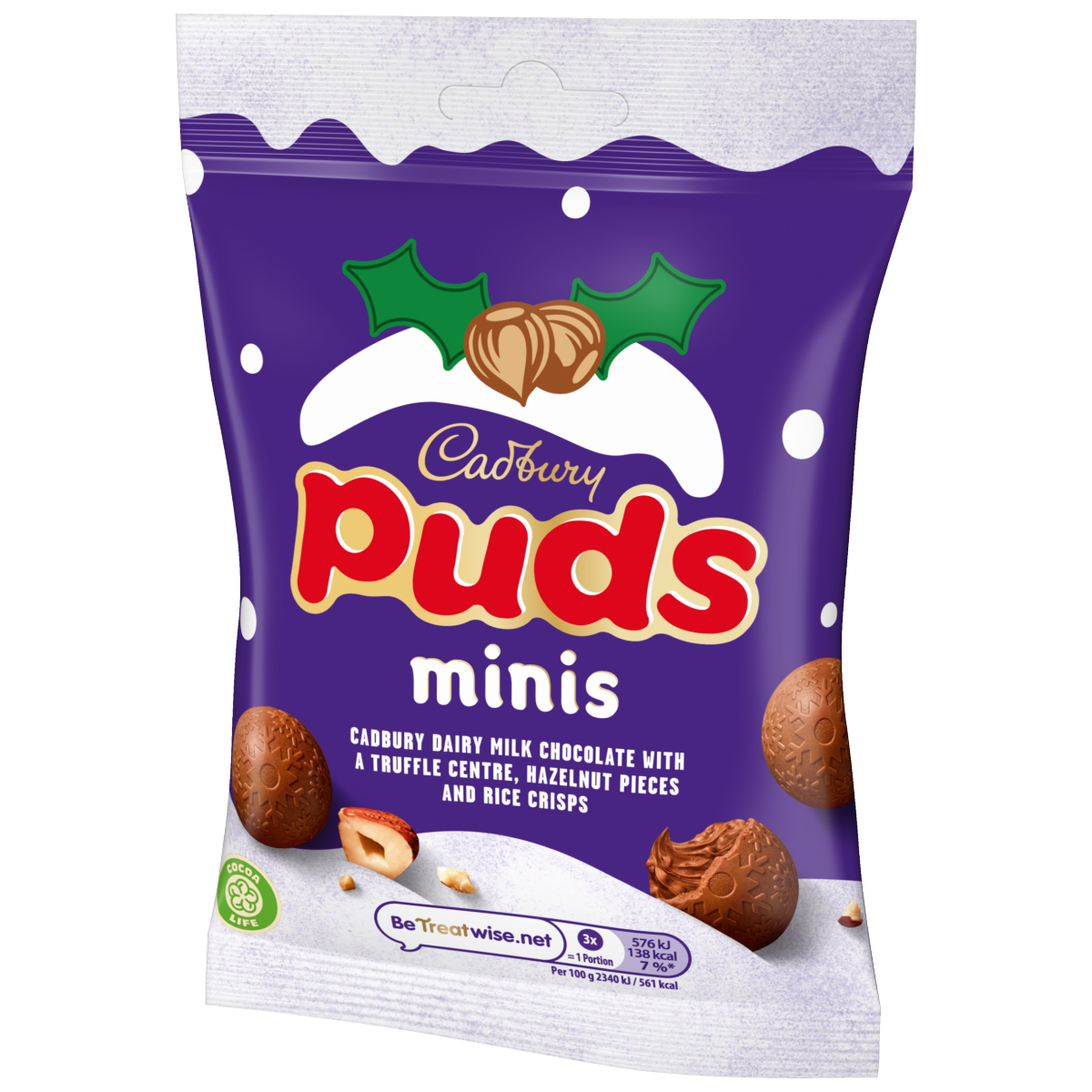 Cadbury Dairy Milk Chocolate Mini Puds Bag 73g