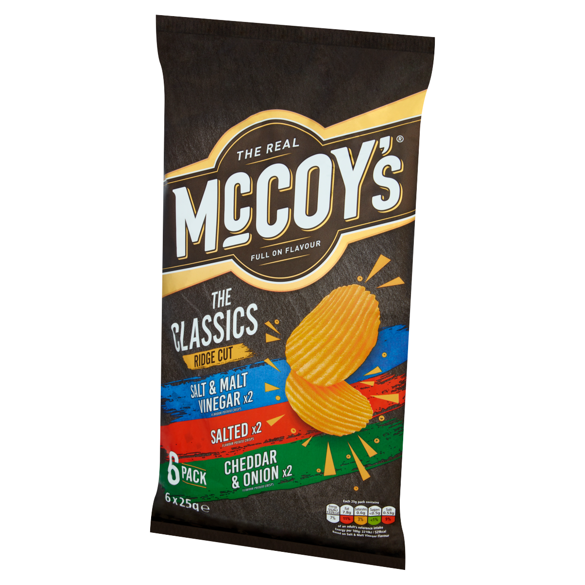 McCoy’s Classic Variety Multipack Crisps 6 Pack