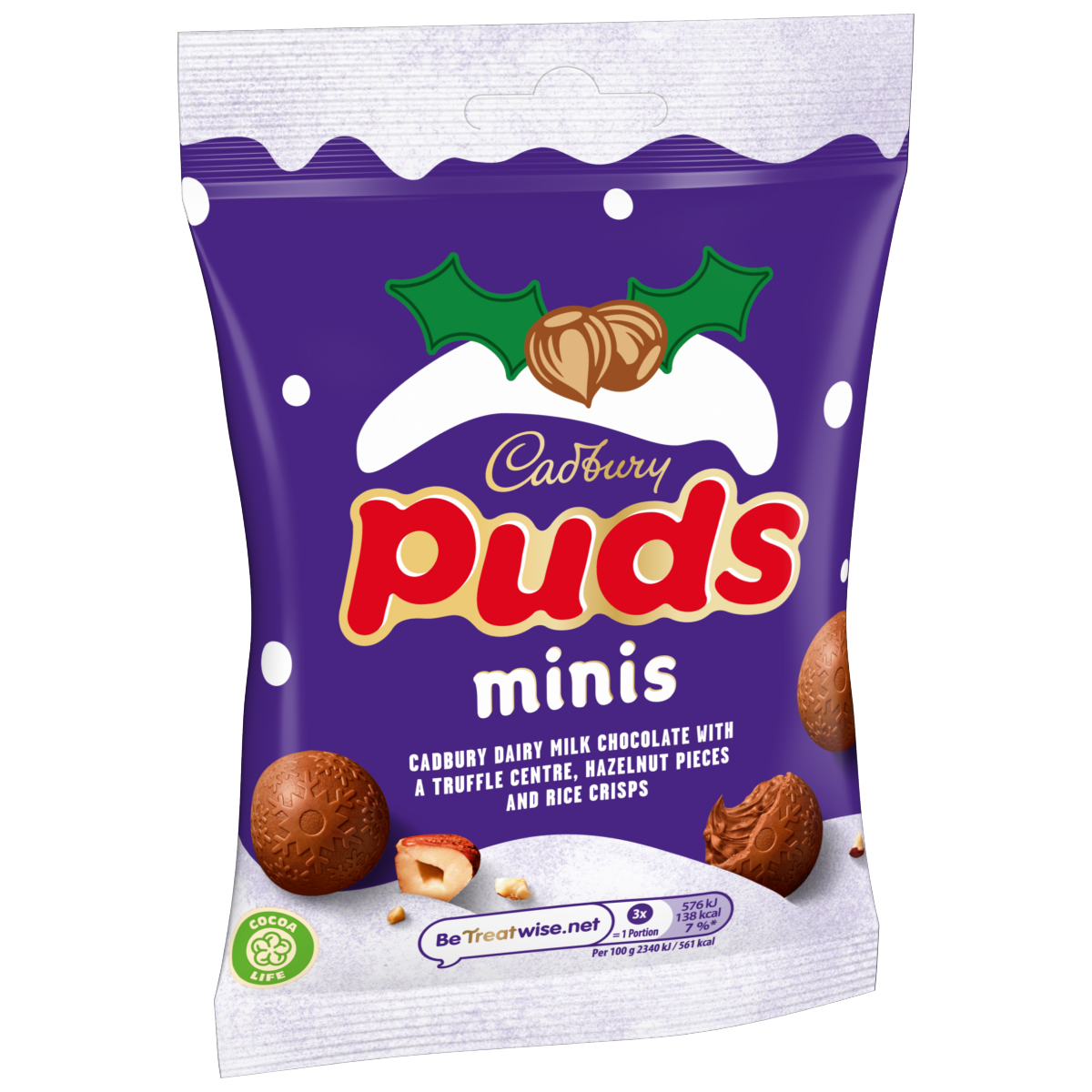 Cadbury Dairy Milk Chocolate Mini Puds Bag 73g