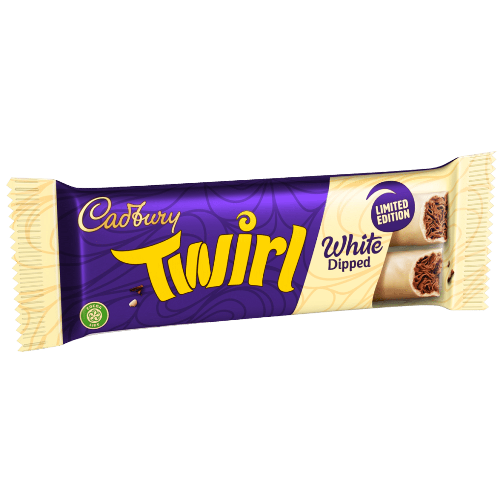 Cadbury Twirl White Dipped Chocolate Bar 43 g