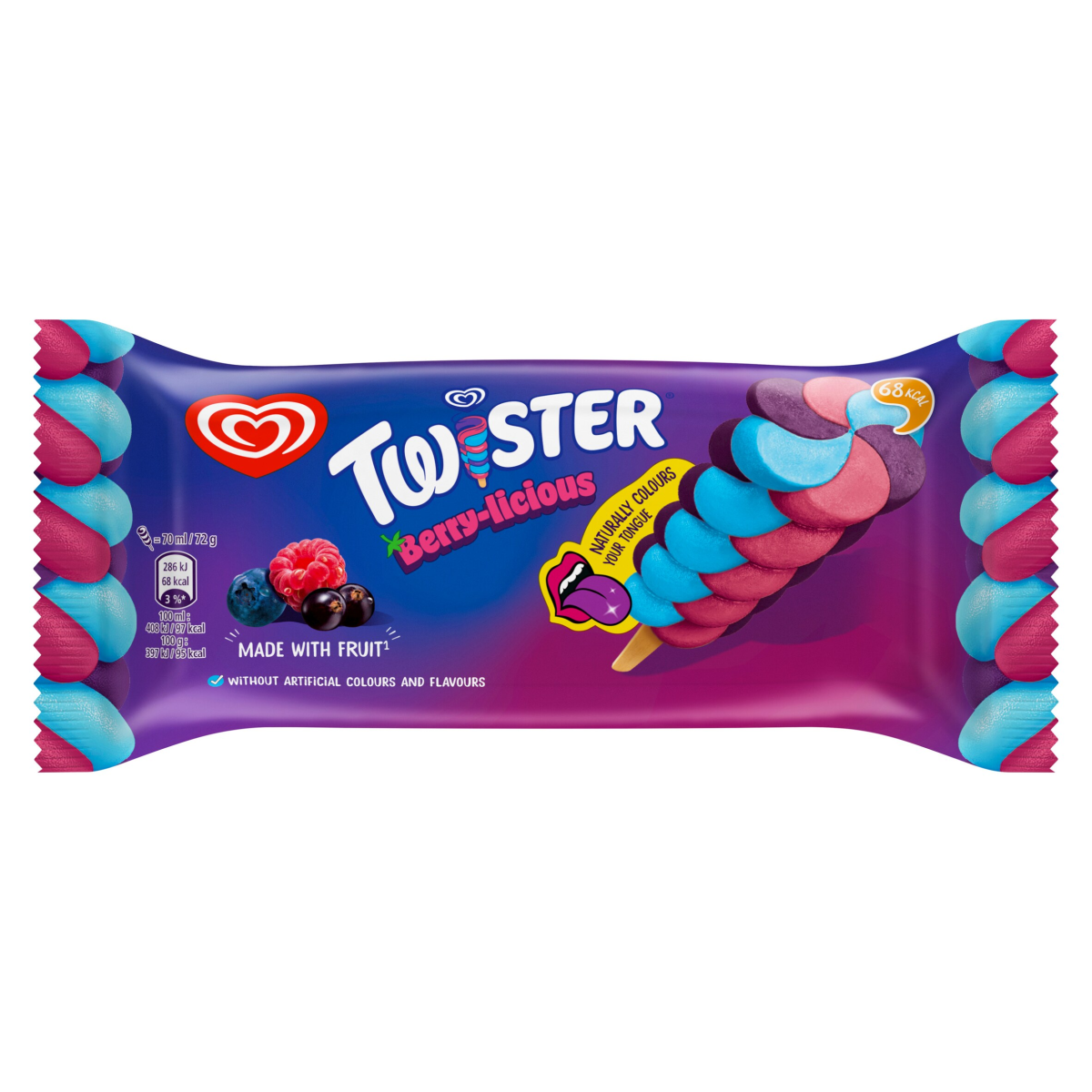 Heartbrand Twister Ice Lolly Berry-licious 70ml