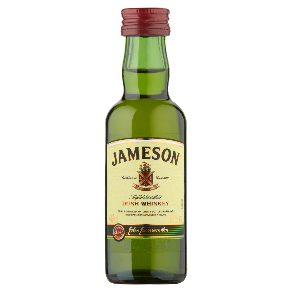 Jameson Triple Distilled Irish Whiskey 50cl