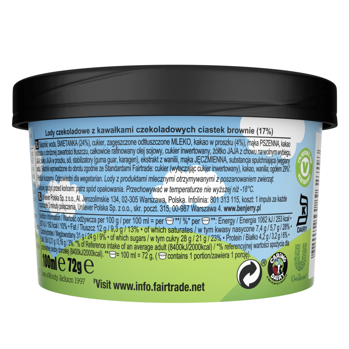 Ben & Jerry’s Chocolate Fudge Brownie Ice Cream 100ml