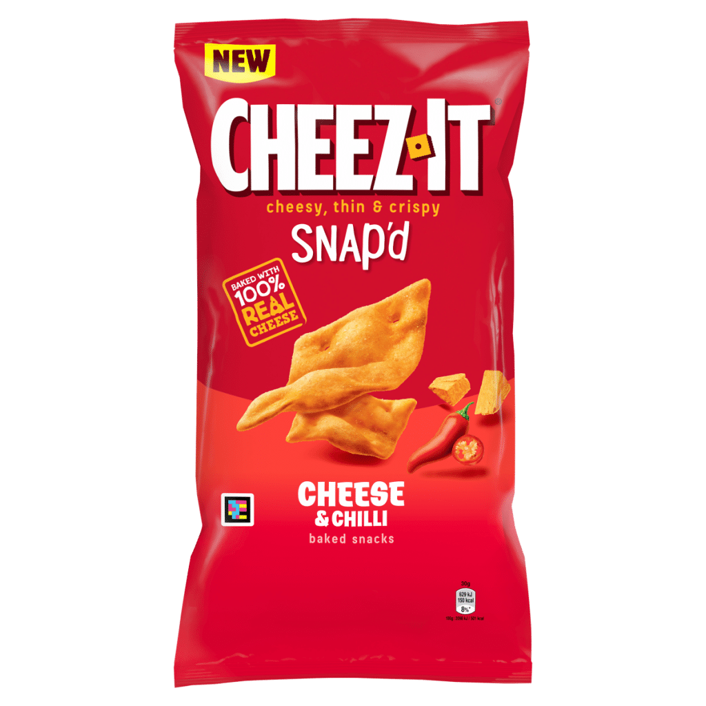 Cheez-It Snap’d Cheese & Chilli Baked Snacks 150g