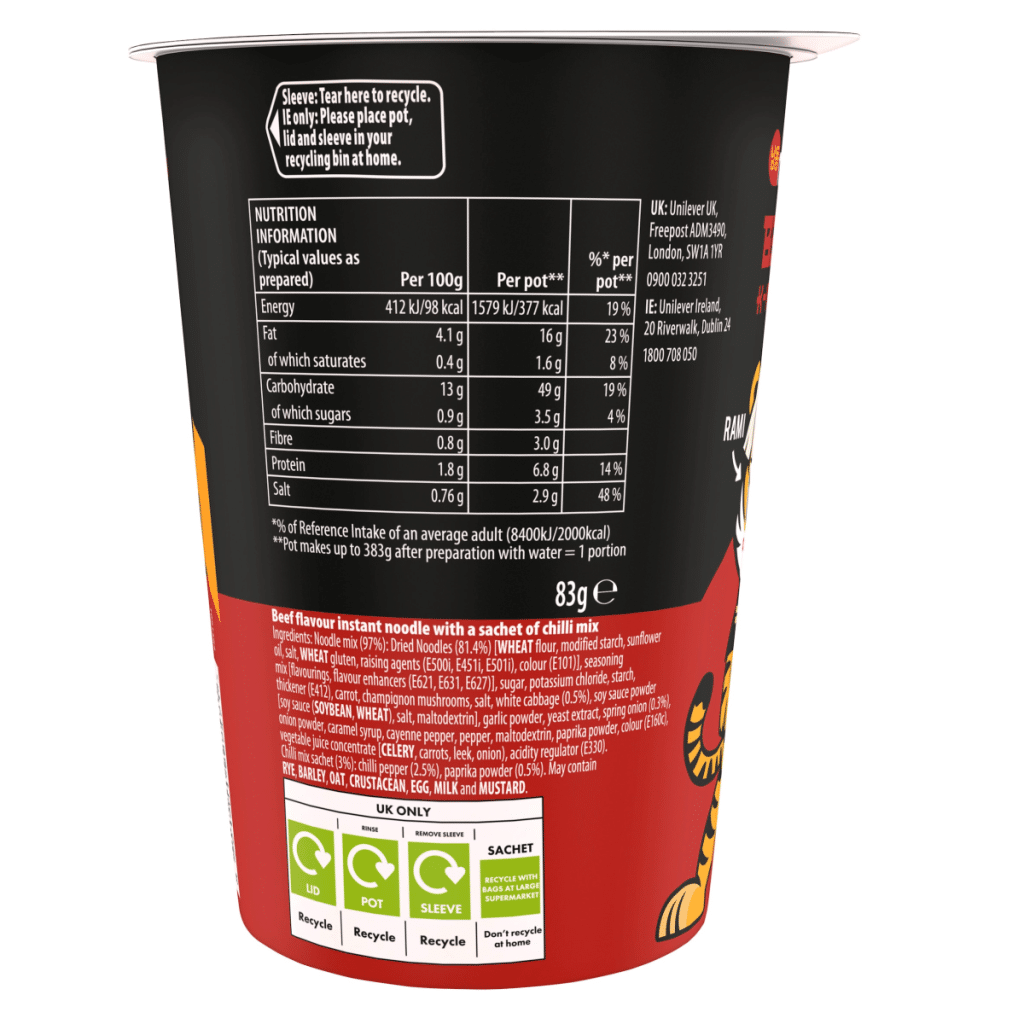 Namdong Beef Jjigae Noodle Pot 83 g