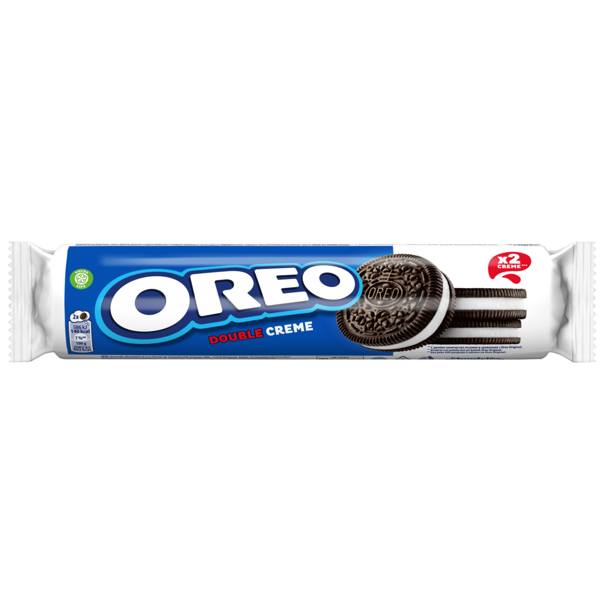 OREO Double Creme Vanilla Sandwich Cookies Pack 157g