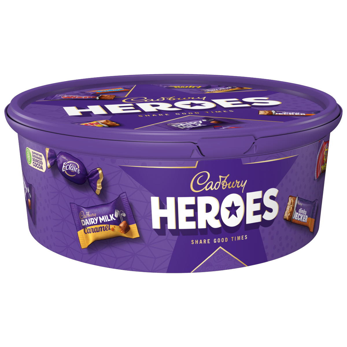 Cadbury Heroes Chocolate Assortment Sharing Tub 550 g