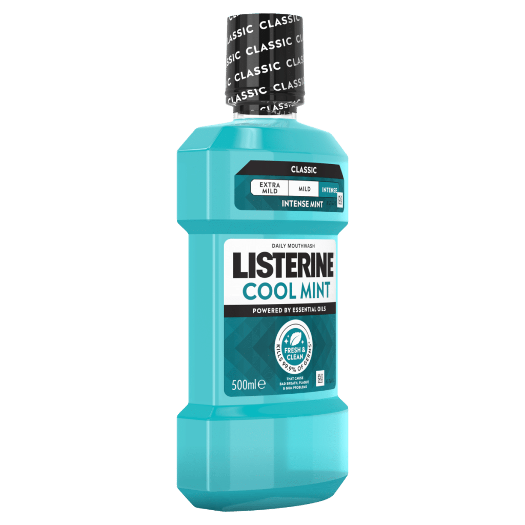 Listerine Cool Mint Intense Taste Classic Mouthwash 500ml